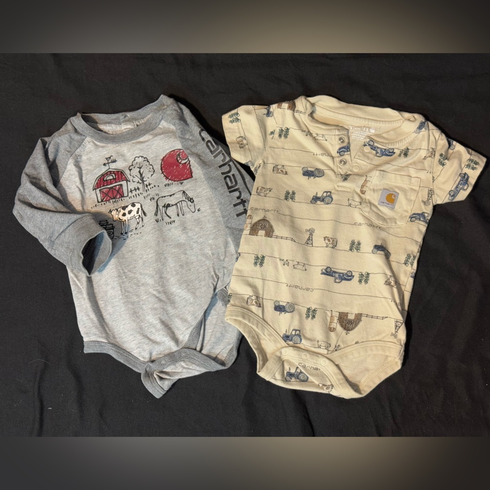 Carhartt Baby‎ Bodysuits 👶 (Lot of 2, Size 12 Months)